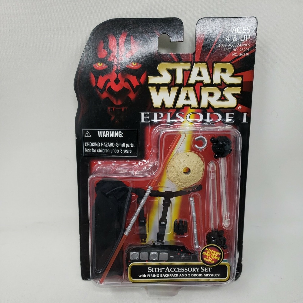 Star Wars Episode 1 Sith Weapons Figure (1998) Hasbro Accessory Set Brand New